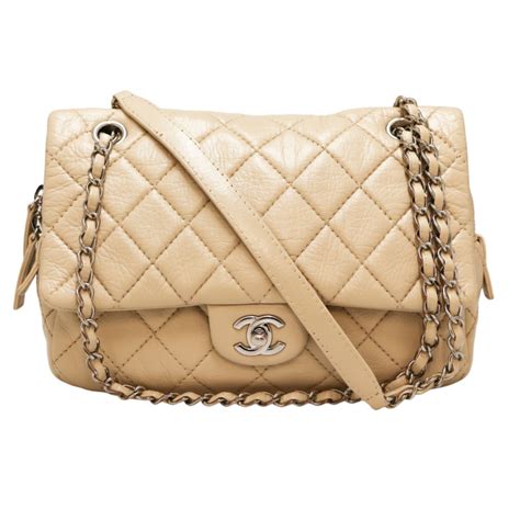 sac chanel matelassé beige|farfetch chanel bag.